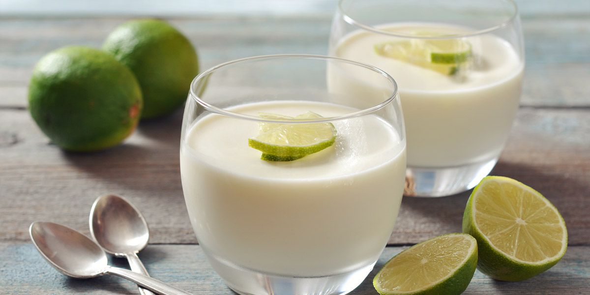 Panna Cotta de Mel e Limão