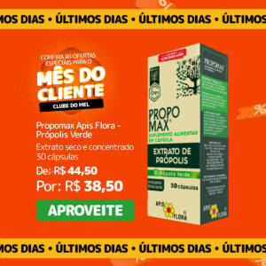 Propomax Apis Flora Própolis Verde EPP-AF Clube do mel