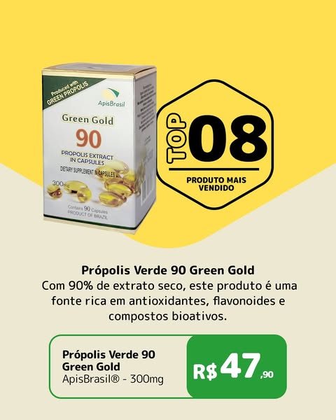 Própolis Verde 90 da ApisBrasil